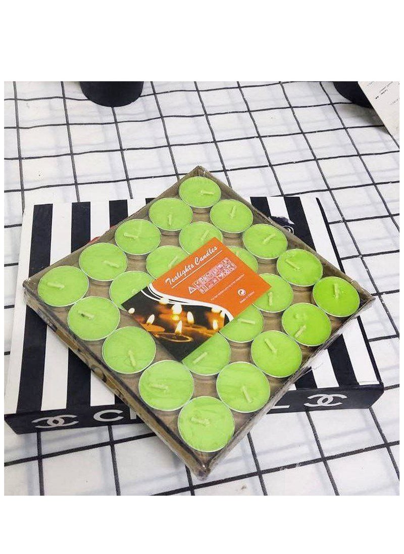 Generic Scented Candles - Green 50 Pcs  - Image 1