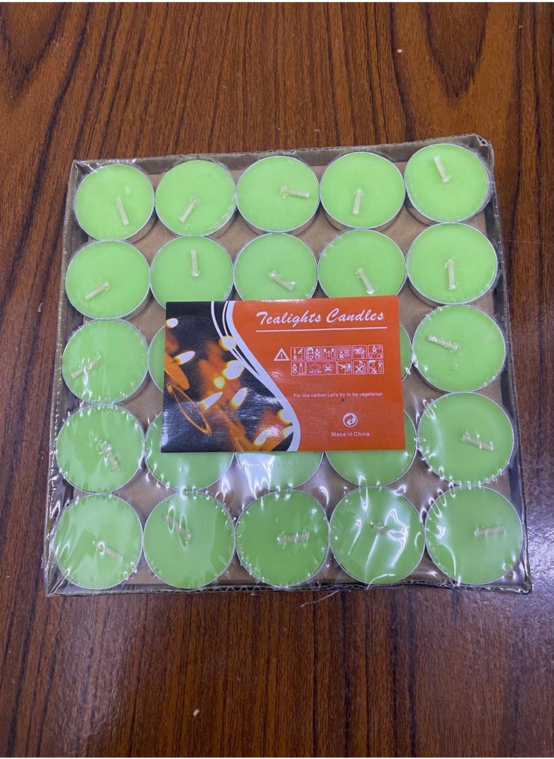 Generic Scented Candles - Green 50 Pcs  - Image 2