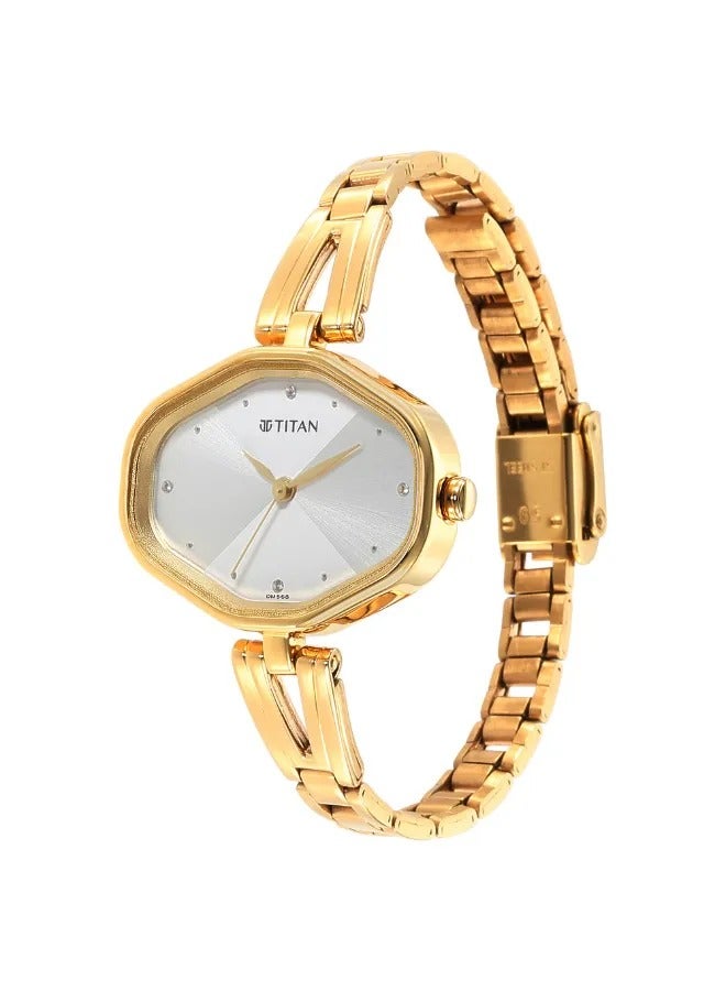 TITAN Women's Analog Round Shape Stainless Steel Wrist Watch - 2680YM01 - 32.4 Mm - Image 3