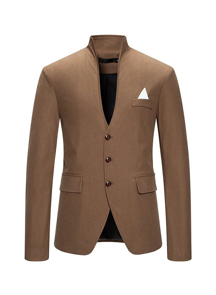 Shougu Casual Slim Fit Men's Suit Jacket  - Image 1