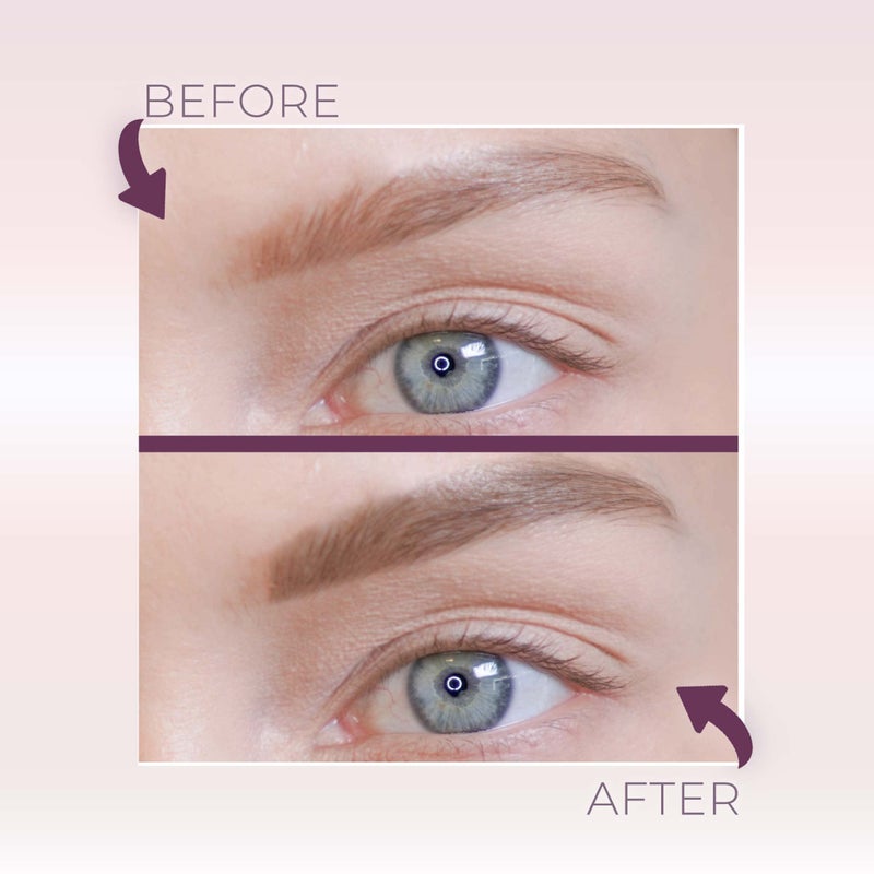 Blinc Eyebrow Mousse, Extreme Hold Tinted Eyebrow Gel with Peptides and Vitamins A & E, Natural Finish, Long-Wearing, Waterproof, Vegan, Gluten-Free & Cruelty-Free, 4.7mL/ 0.16 Fl. Oz, Auburn - Image 3