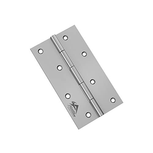 Atlantic Window Door Hinges 5 Inch x 14 Gauge/2 MM Thickness Home, Office, Hotel for Main Window Door, Bedroom, Kitchen, Bathroom, Premium Stainless Steel Welded Head (Matt Finish, Pack of 24 Pcs) - Image 2