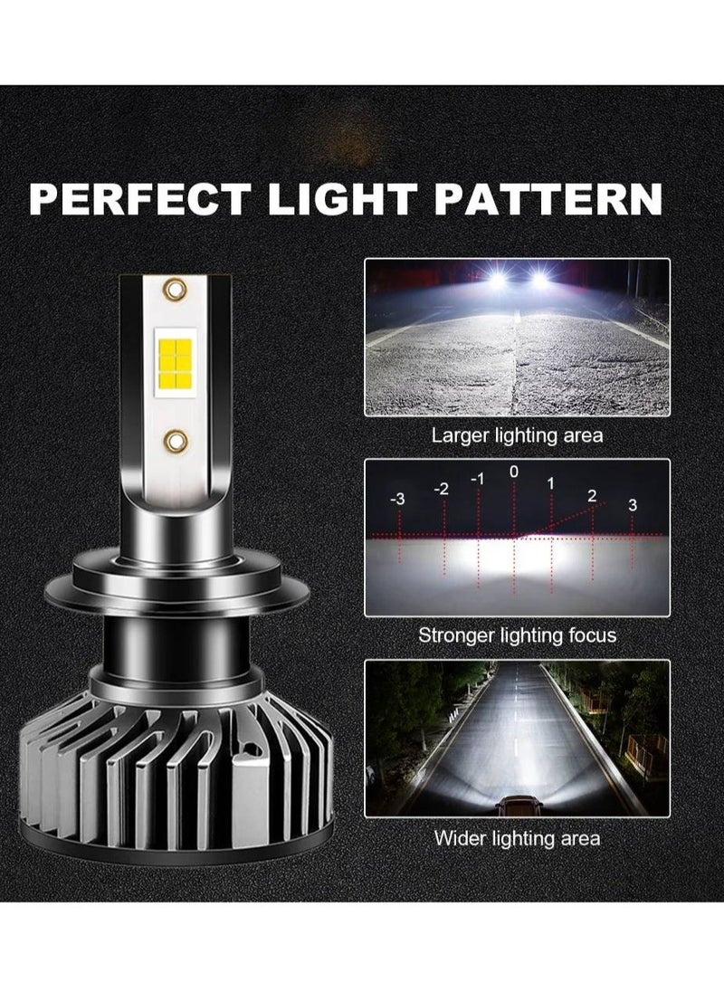 AROAQ - LED Car Headlight Bulb CANBUS 5800ML 55W CSP3570 Light for Vehicle Auto 6000K ( H11 ) - Image 1