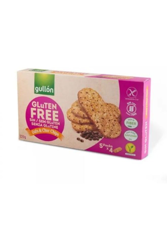 Gullon Oats Cookies with Chocolate Chips - 220 Gram