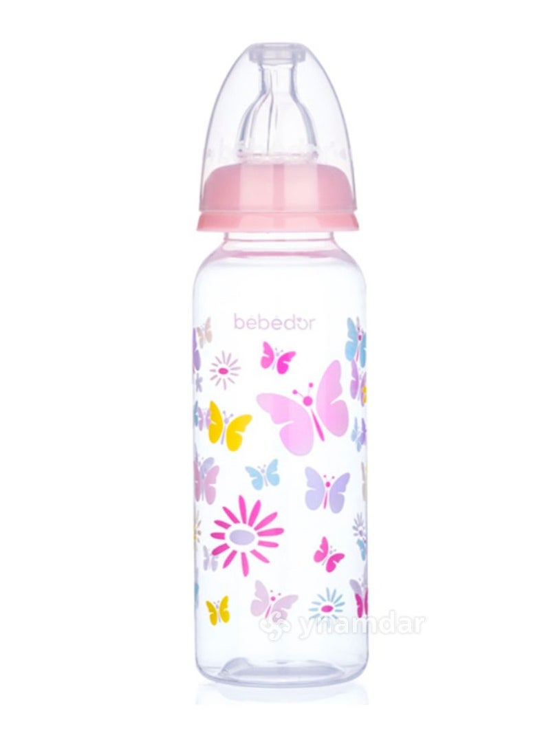 Bebedor - Girls pepperoni 250 ml, pink butterfly design - Image 1