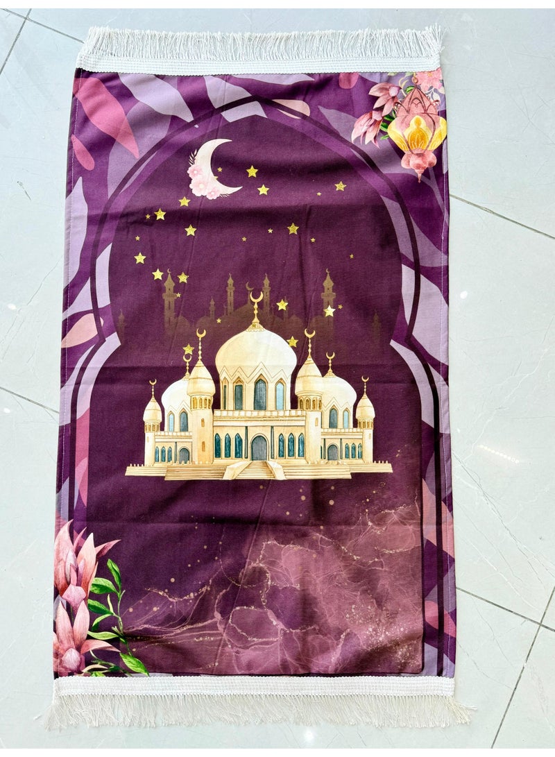سجادة صلاة قابلة للطي – ناعمة وسهلة الحمل بتصميم فاخر - Image 1
