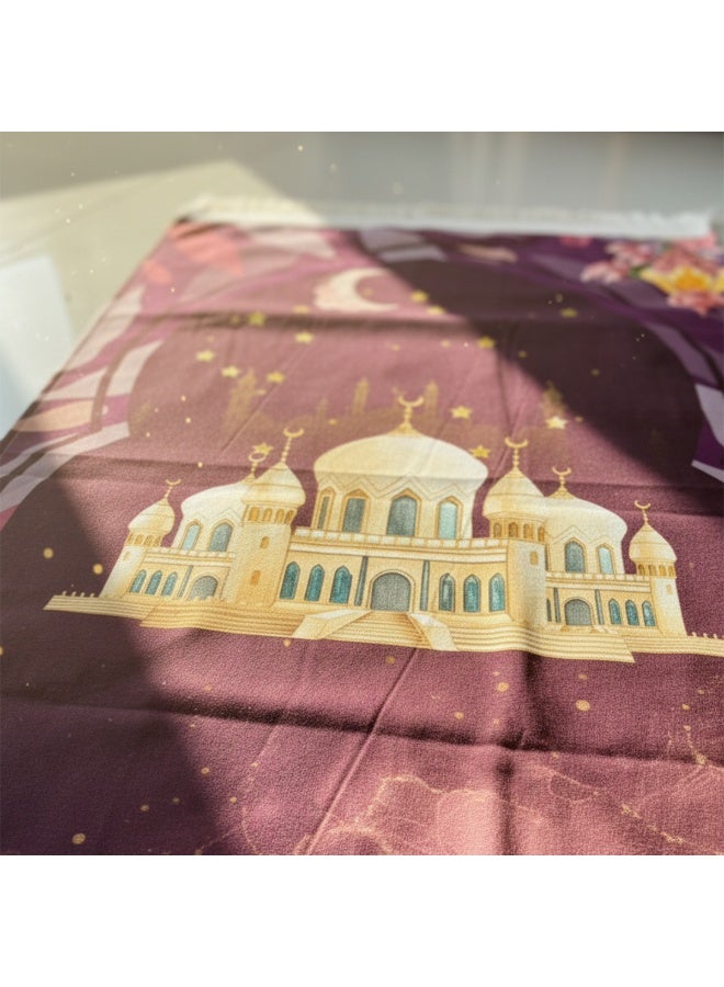 سجادة صلاة قابلة للطي – ناعمة وسهلة الحمل بتصميم فاخر - Image 3