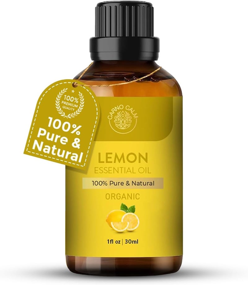 Lemon Essential Oil | 100% Pure, Natural, Cold Pressed & Undiluted -Use in Aromatherapy Diffusers for Mood Lifting -30ML - Image 1