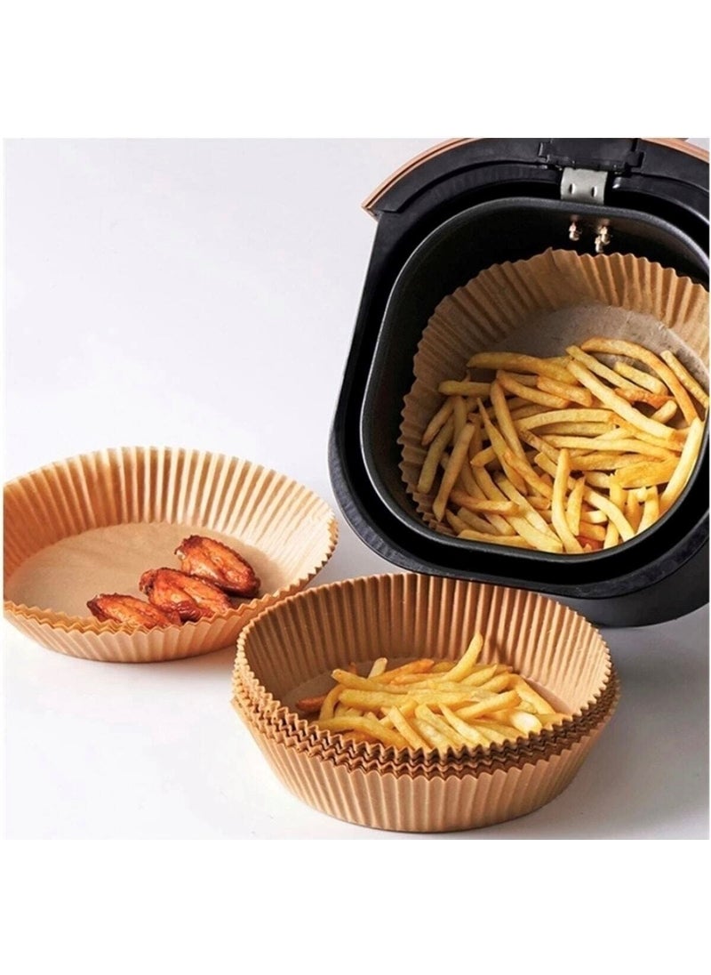 BarkoFix - 25 Pcs Large Size Airfryer Baking Paper Air Fryer Xiaomi Philips Oil-Free Tefal Kumtel Mi Paper - Image 1