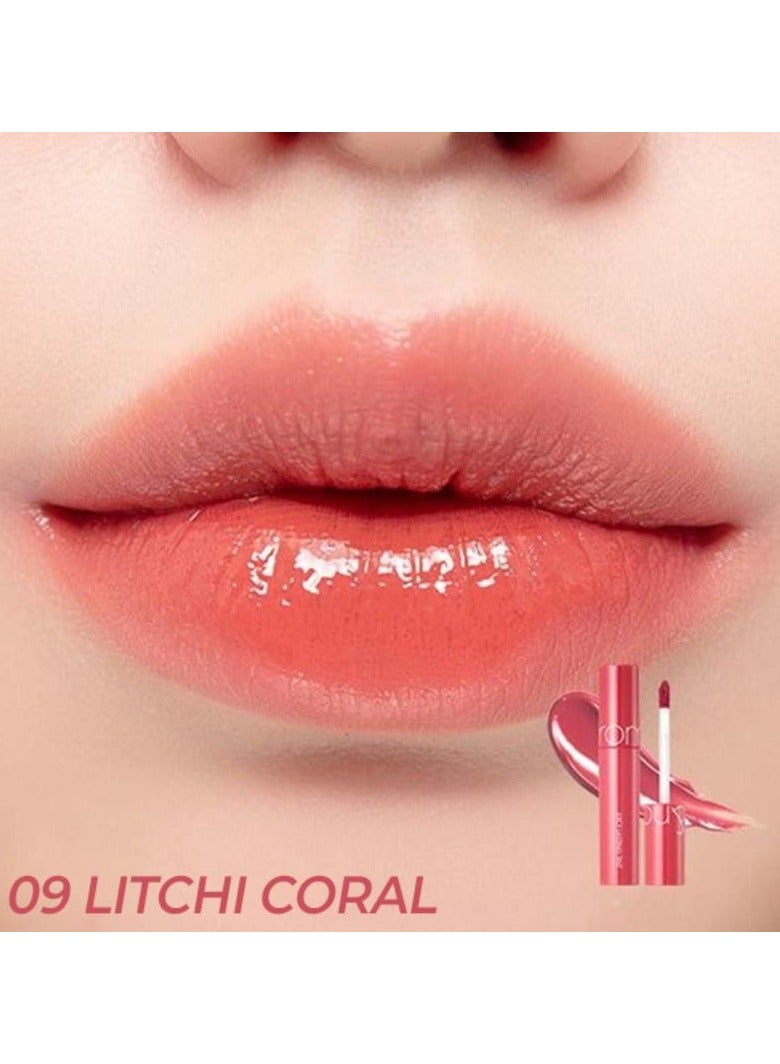 ROM و ND تنت عصير لامع طويل الثبات رقم 09 - لايتشي كورال - Image 2