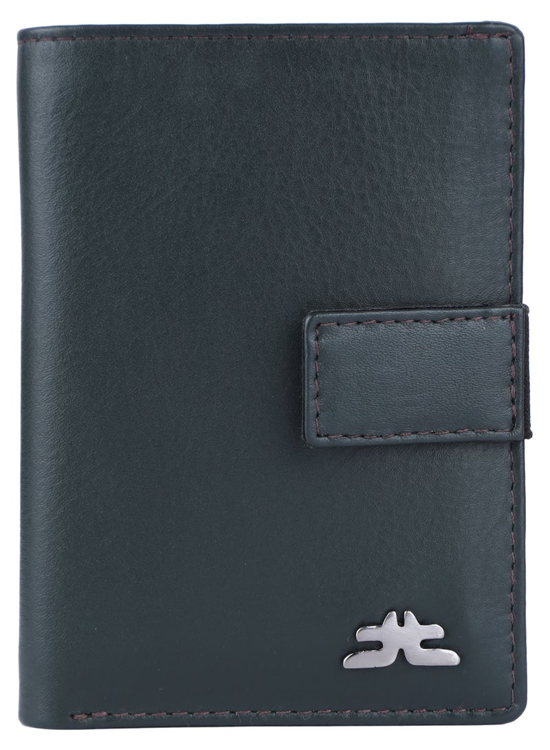 LAVERI LEATHER Laveri Genuine Leather Designer Card Holder Wallet With RFID Protection 4508M EL LP  - Image 1