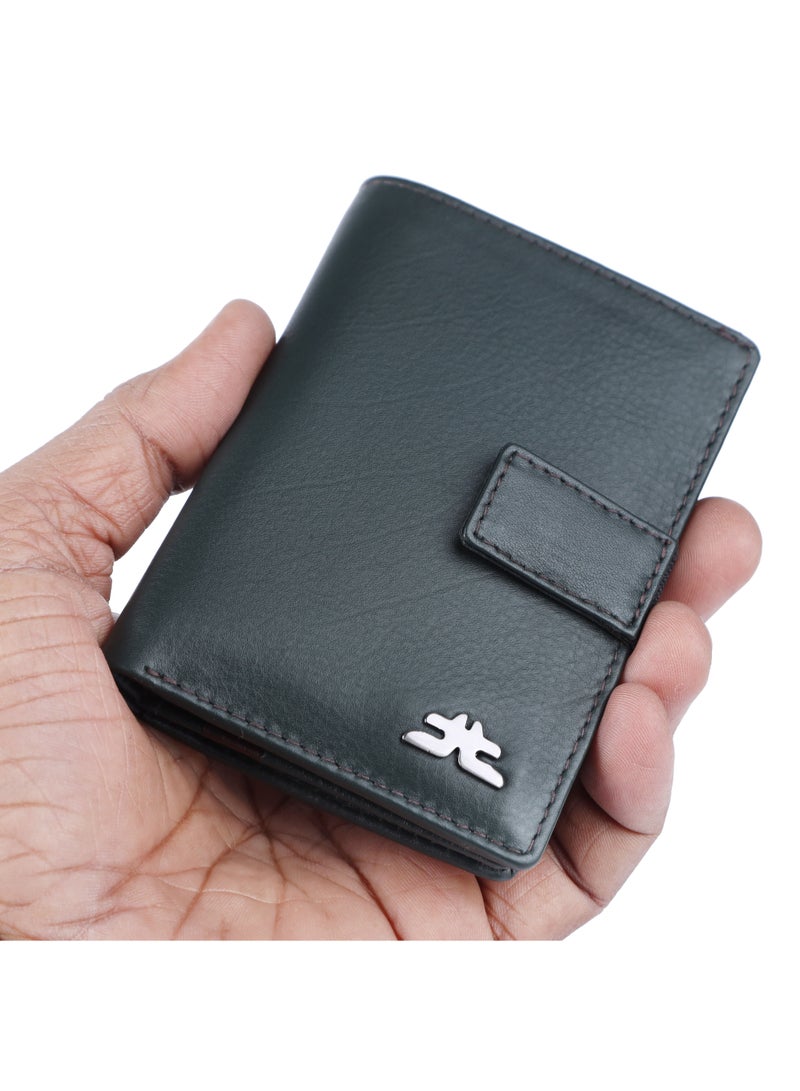 LAVERI LEATHER Laveri Genuine Leather Designer Card Holder Wallet With RFID Protection 4508M EL LP  - Image 4