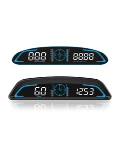 Digital GPS Speedometer Universal Heads Up Display for Car 5.5 inch Large LCD Display HUD with MPH Speed Fatigued Driving Alert Overspeed Alarm Trip Meter for All Vehicle