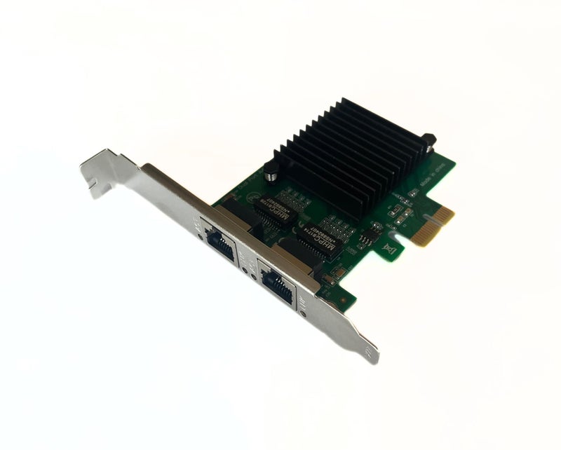 Millennium Technology Pci Express (PCIe x1) Gigabit Dual Port Network Adapter with 82571 Chipset | 1000Mbps Pci Express Dual Port Ethernet (LAN) Card - Image 3