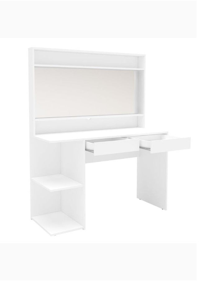 KARNAK karnak Adler Vanity Dresser with Mirror – White  - Image 4