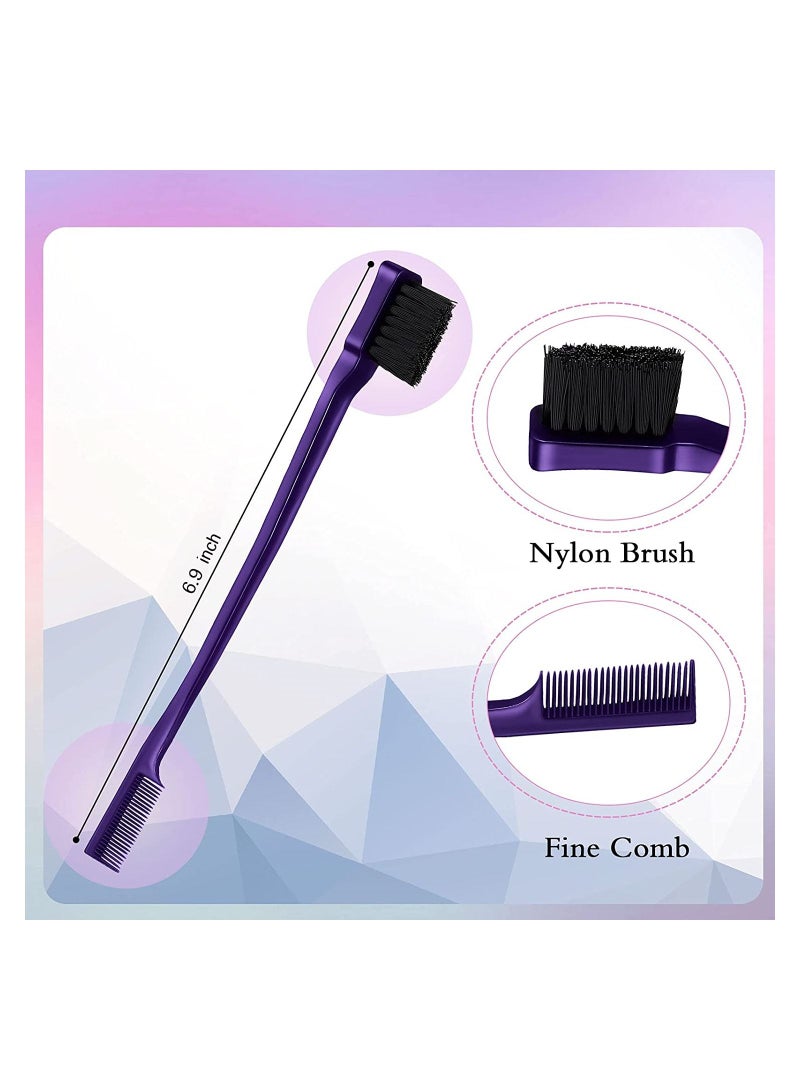 ORiTi مجموعة مكونة من 3 قطع من فرشاة الشعر الناعمة ومشط الشعر الناعم ومشط الشعر ذو الحواف ومشط الشعر القوي على شكل ذيل فأر للنساء والأطفال - Image 3