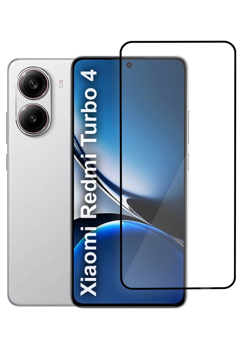 CATANES - Xiaomi Redmi Turbo 4 3D Full Coverage Screen Protector Ultra HD Scratch Resistant Bubble-Free - Image 1