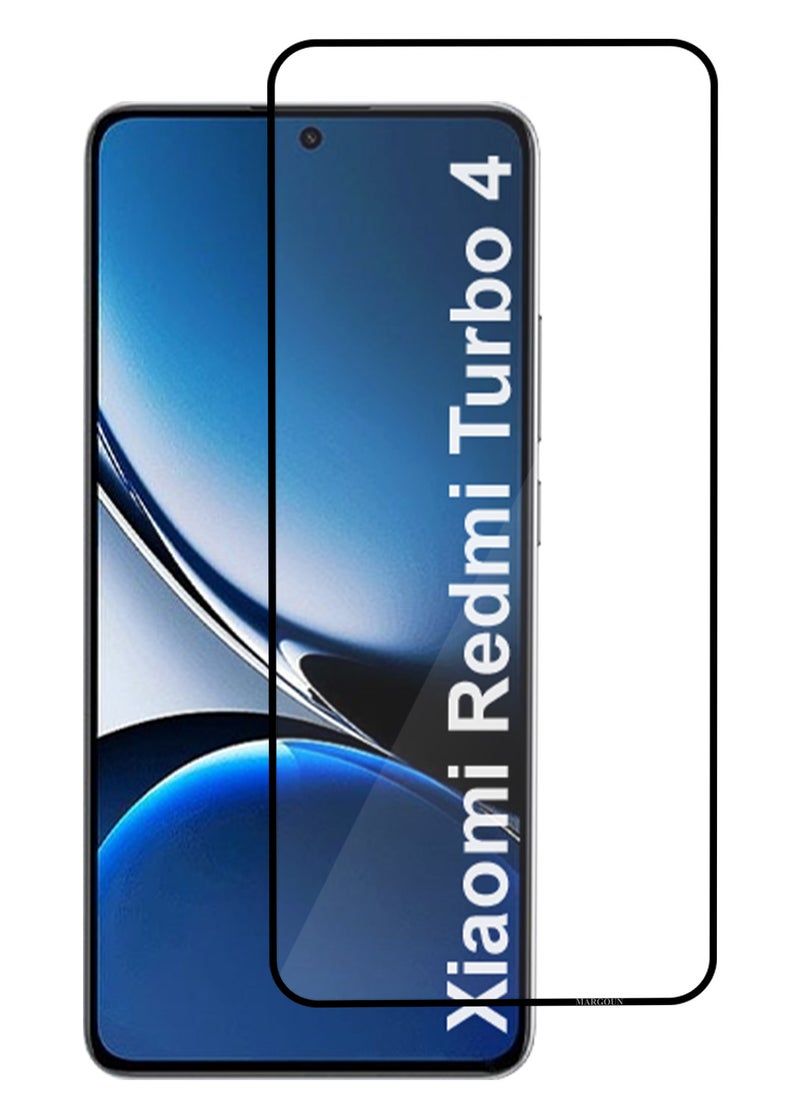 CATANES - Xiaomi Redmi Turbo 4 3D Full Coverage Screen Protector Ultra HD Scratch Resistant Bubble-Free - Image 1