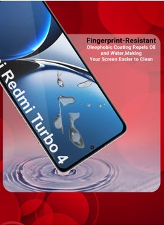 CATANES Xiaomi Redmi Turbo 4 3D Full Coverage Screen Protector Ultra HD Scratch Resistant Bubble-Free  - Image 3