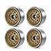 Treal Metal 19 Beadlock Wheel Rims 4pcs Vintage Design Wheel Hub for Wagon Wheel 110 RC Crawler Type I Titanium - Image 2