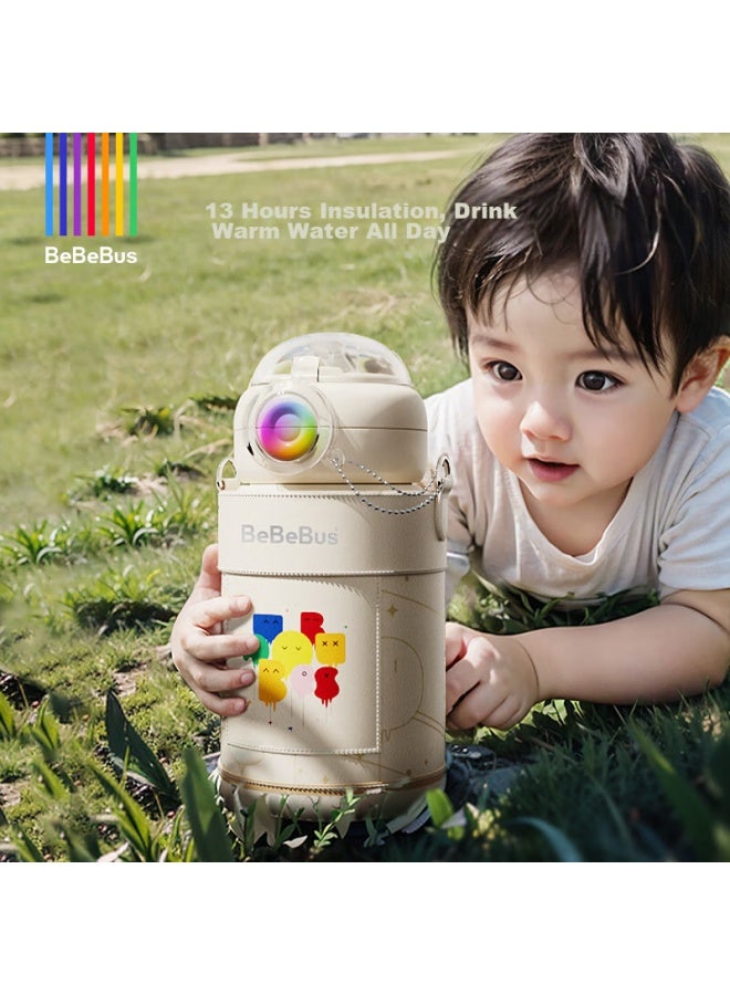 Bebebus Children's Insulated Cup, Baby Water Bottle With Straw, Kindergarten And School Use, Specialized Water Bottle For Outdoor Activities, With Cup Sleeve - Image 4