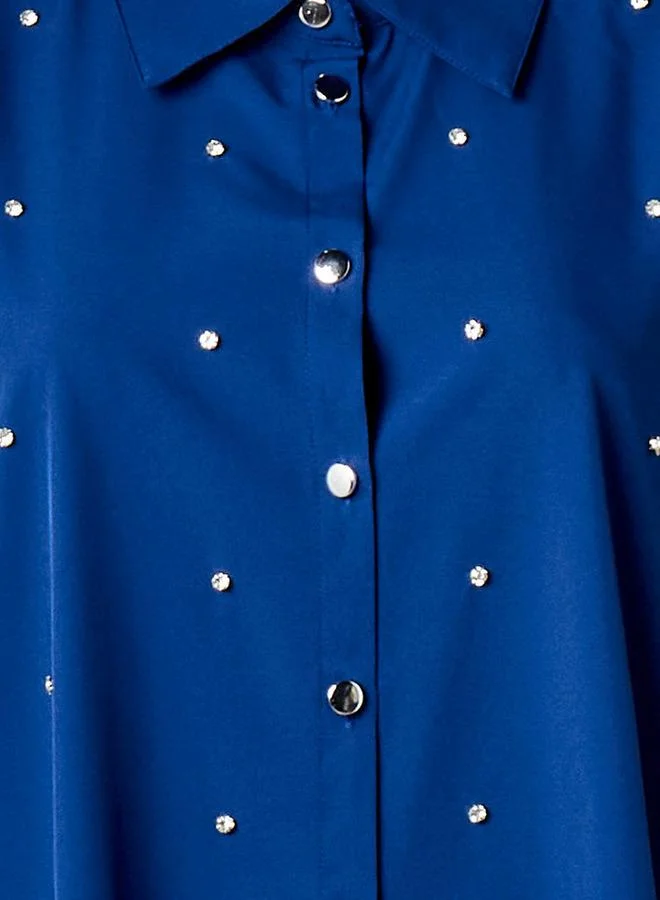 Splash FAV Kaftan Shirt with Embellished Detail