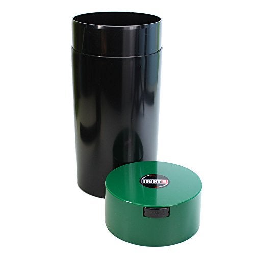 TIGHTPAC Tightvac - 5oz to 24 Ounce - Patented Airtight Container | Multi-use Vacuum Container Works as Smell Proof Containers for Herbs and Dry Goods. Green Black - Image 2