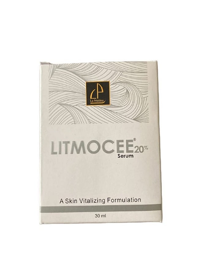 la pristine - Litmocee Vitamin C 20% Vitamin E And Hyaluronic Acid Fairness Brightening Facial Serum - 30 Ml - Image 1