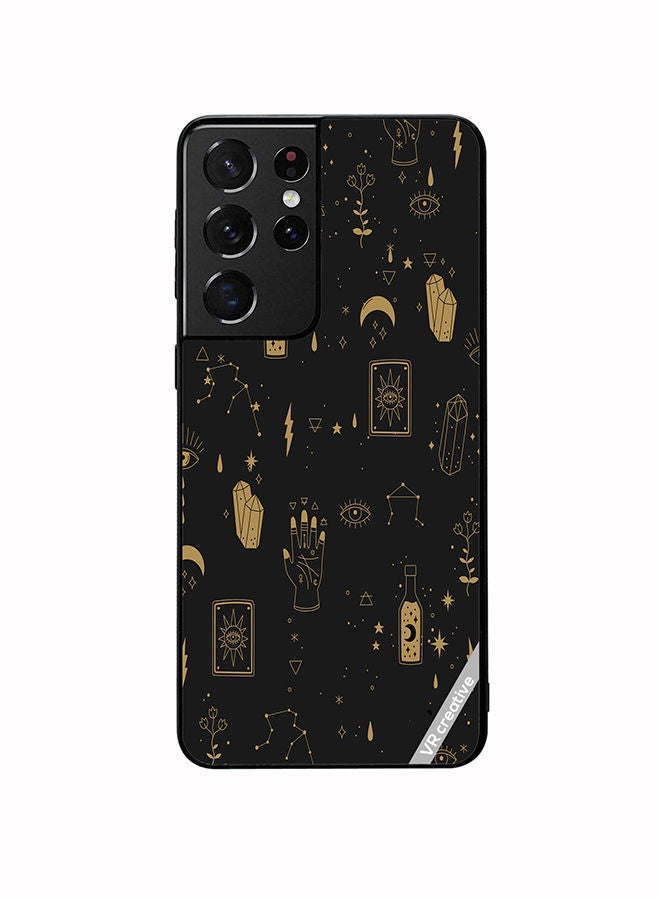 VR CREATIVE Protective Case Cover For Samsung Galaxy S21 Ultra 5G Abstract Design Multicolour - Image 1