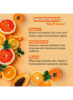 Botanic Hearth Vitamin C & Papaya Cleanser Face Wash | Brightening Face Wash With Vitamin C Beads | For Glowing & Radiant Skin | For Women & Men | Sulphate & Paraben Free | 100Ml  - Image 4