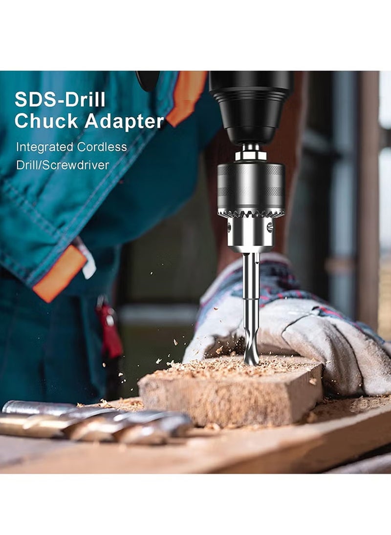 EzzySo - 48V Rotary Hammer Drill,3-in-1 Mode Brushless Impact Drill,Demolition Hammer Kit with 4.0Ah Batterie,Vibration Damping Technology,Variable Speed,360 Degree Rotatable Side Handle - Image 1