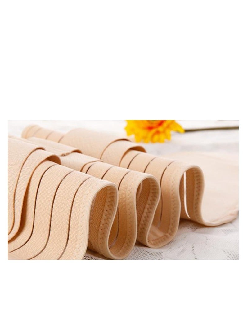 3 in 1 Postpartum Corset for Abdomen Waist and Pelvis Compression Slimming Belt Belly Band Waist Trainer （Flesh XL） - Image 5