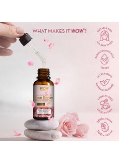 WOW Skin Science Hydrating Himalayan Rose Face Serum | Rose Essential Oil & Beetroot | Vitamin B5 & E For Repair, Blemishes, Toning & Bright Skin | Paraben Free | For Women & Men | 30 Ml  - Image 5