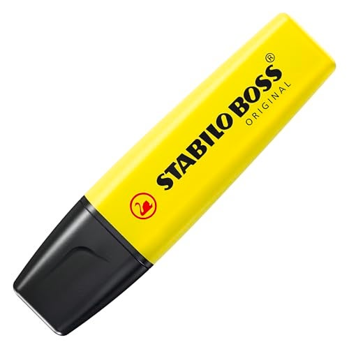 STABILO ستابيلاو هايلايتر بوس الأصلي - علبة كبيرة من 4 - أصفر، برتقالي، أخضر، وردي - Image 2