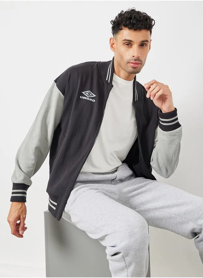 امبرو Varsity Bomber Jacket with Full Zip