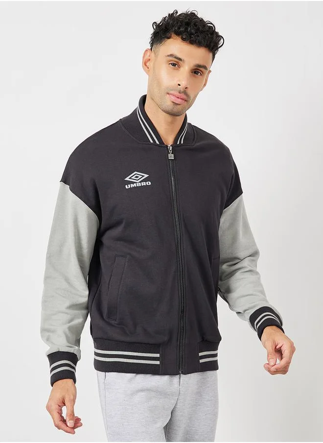 امبرو Varsity Bomber Jacket with Full Zip