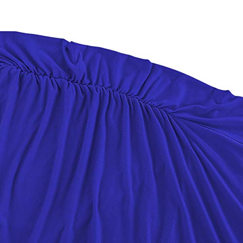 Peauty Plus Size Maternity Shirts for Women Maternity Tops Pregnancy Short Sleeve Clothes Side Ruched Maternity T Shirts Work Summer (Royal Blue XL) - Image 4