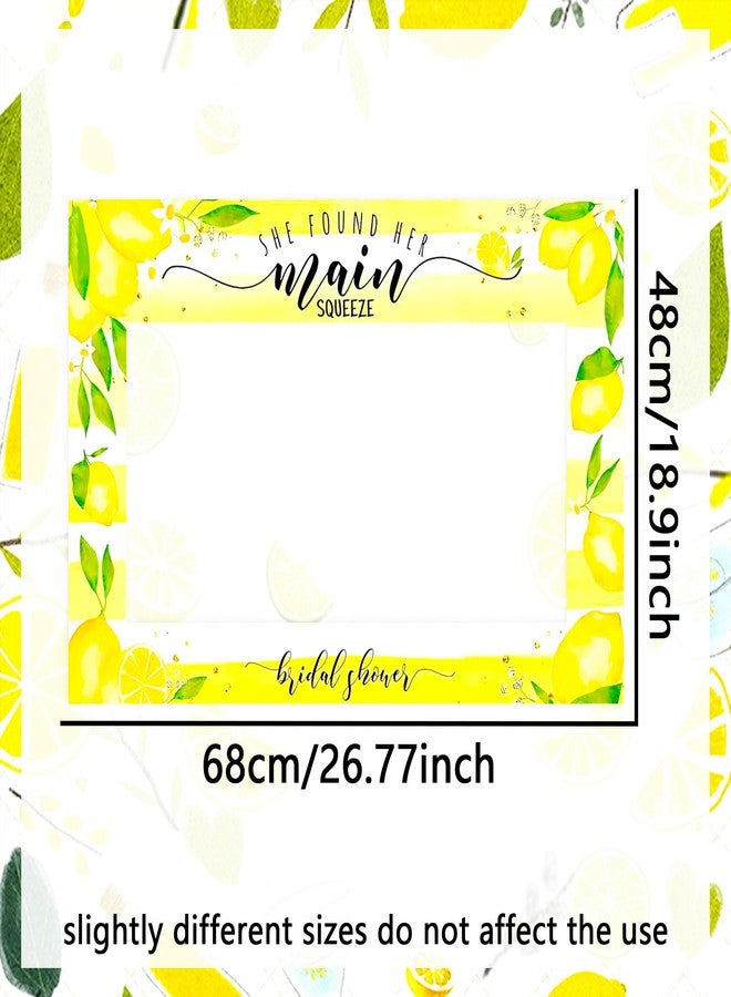 Roaring Good Time Lemon Bridal Shower Party Photo Booth Props Lemon Citrus Lemonade Theme Bride to Be Bachelorette Wedding Engagement Final Fiesta Hen Party Decor - Image 2