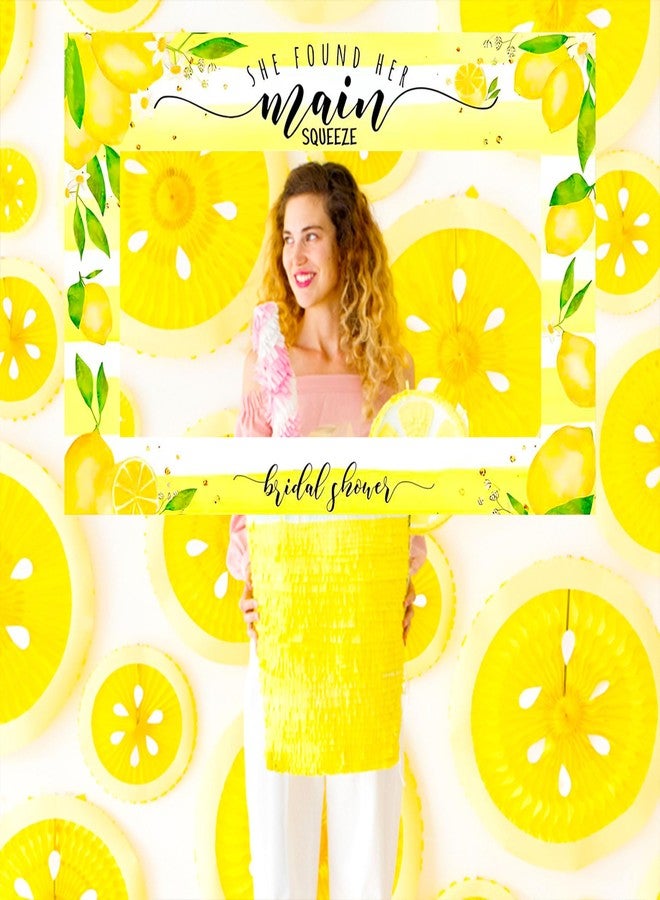 Roaring Good Time Lemon Bridal Shower Party Photo Booth Props Lemon Citrus Lemonade Theme Bride to Be Bachelorette Wedding Engagement Final Fiesta Hen Party Decor - Image 4