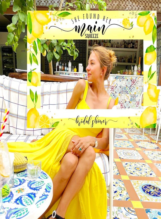 Roaring Good Time Lemon Bridal Shower Party Photo Booth Props Lemon Citrus Lemonade Theme Bride to Be Bachelorette Wedding Engagement Final Fiesta Hen Party Decor - Image 3