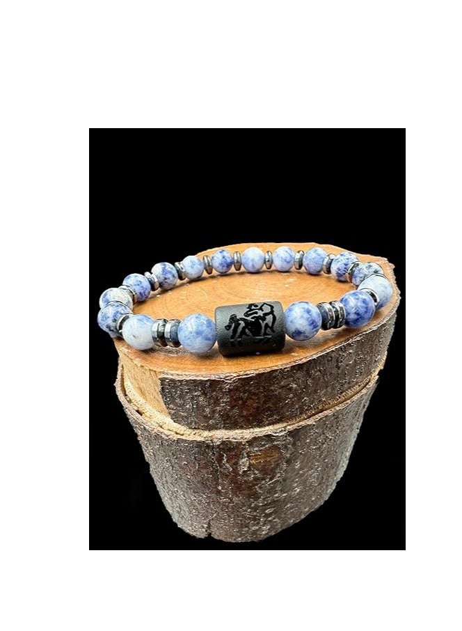 REBUY Zodiac Stone Bracelet Crystal Healing Stone Bracelet For Unisex - Image 1