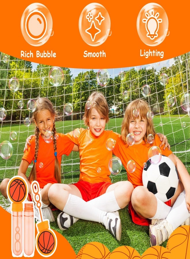 PullCrease 16 Pcs Big Basketball Bubble Wands Party Favors Gifts Birthday Bubble Wand Bulk Basketball Theme Decorations Birthday Party Supplies for Sport Lover Gifts Goodie Bag Stuffs - Image 4