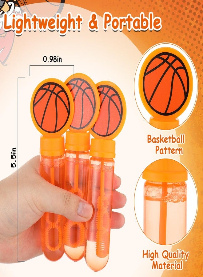 PullCrease 16 Pcs Big Basketball Bubble Wands Party Favors Gifts Birthday Bubble Wand Bulk Basketball Theme Decorations Birthday Party Supplies for Sport Lover Gifts Goodie Bag Stuffs - Image 2
