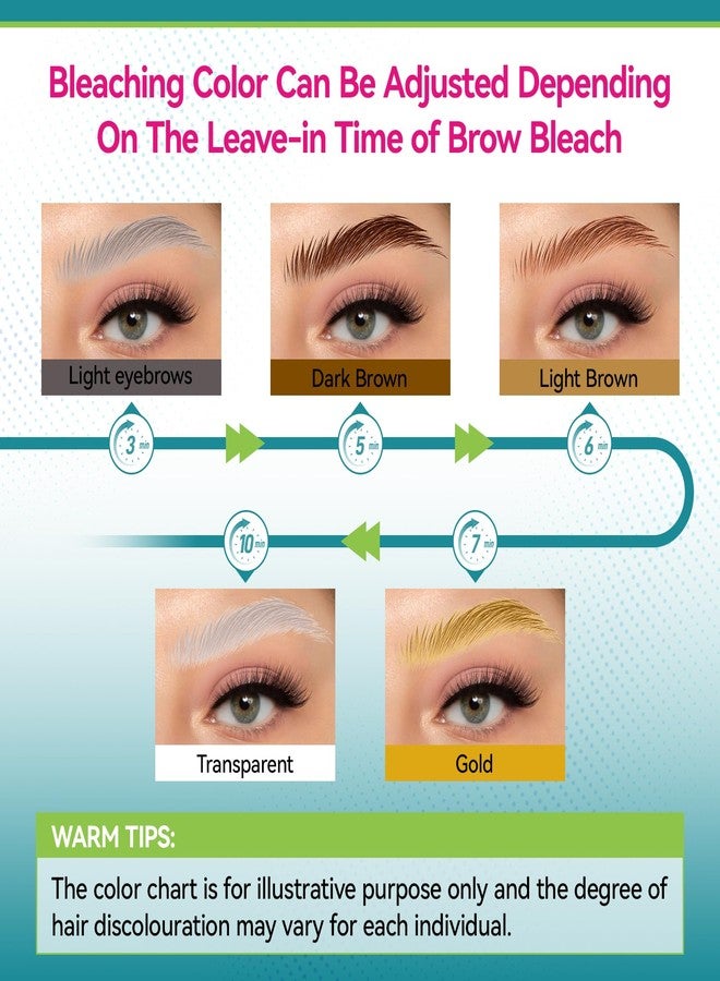 Ofanyia Eyebrow Bleaching Kit, Brow Bleach, Effective Eyebrow Lightener with Complete Tools, Fast and Gentle Bleach for Eyebrows, Safe & Easy for Salon Home - Image 3