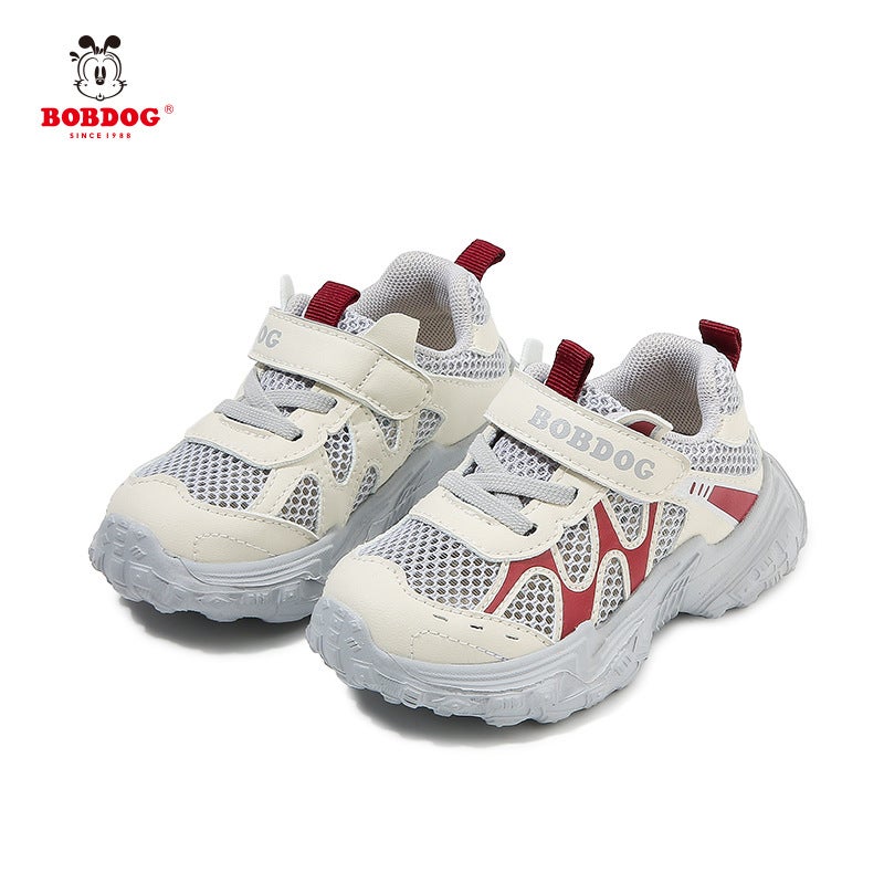 Babu Dou Boys' Sandals Summer Style Children'S Single Mesh Breathable Toddler Shoes Girls' Soft Sole Functional Mesh Shoes - Image 1