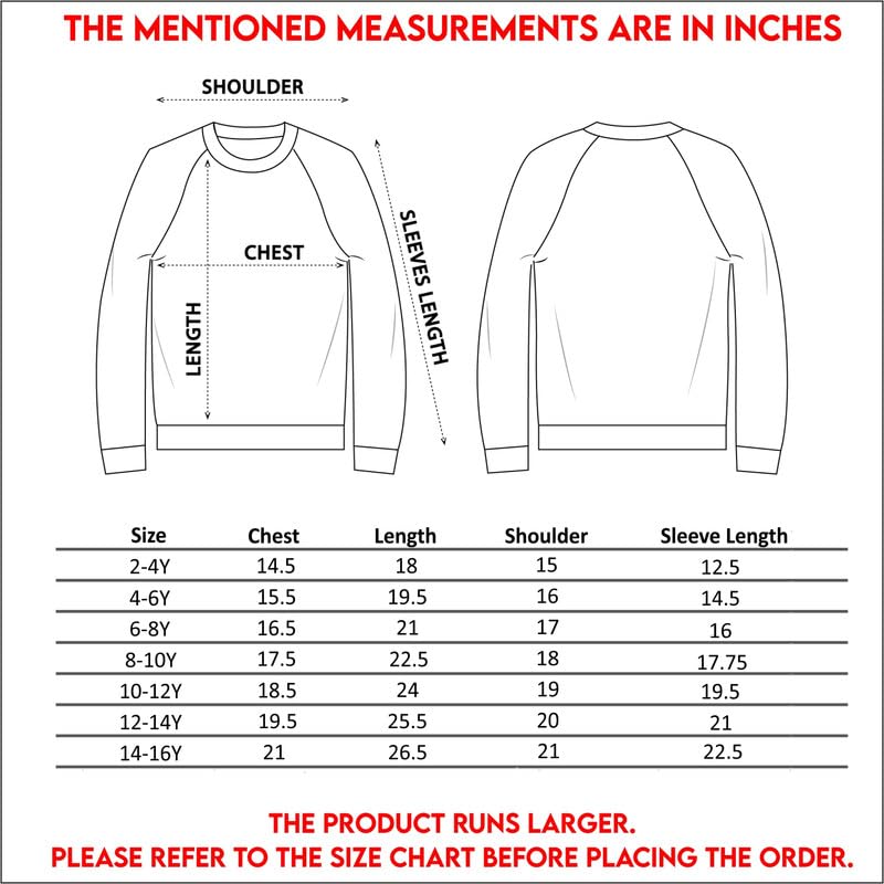 Nusyl Girl's Moment textPrinted Crew/Round Neck Oversized Sweatshirt |Skin Friendly Full Sleeve Sweatshirt|Pullover Loose Fit Sweatshirt | Sky Blue - Image 5