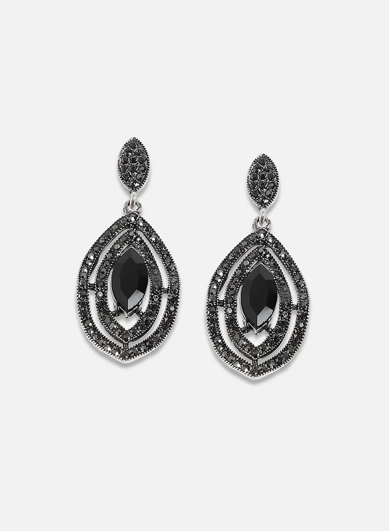 SOHI Embellished Eye Artificial Drop Earring Jewellery