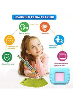 M MIAOYAN Talking flash card early education toy suitable for 2 3 4 5 6 year old baby boys and girls, preschool learning reading machine 224 words, interactive gift for children  - Image 4