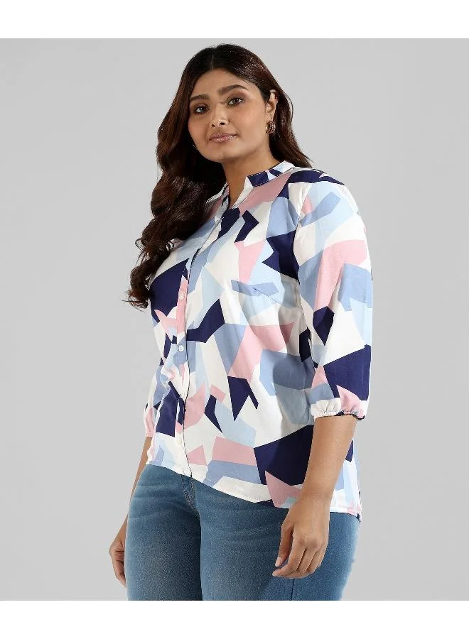 Instafab Plus  Women's Graphic Design Stylish Casual Shirts  | Best Price UAE