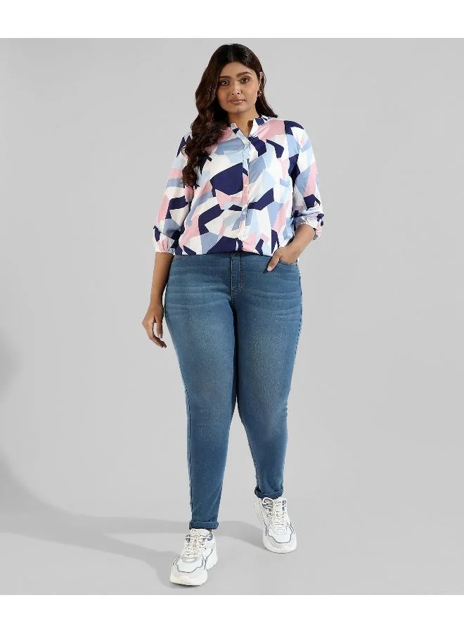Instafab Plus  Women's Graphic Design Stylish Casual Shirts  | Best Price UAE